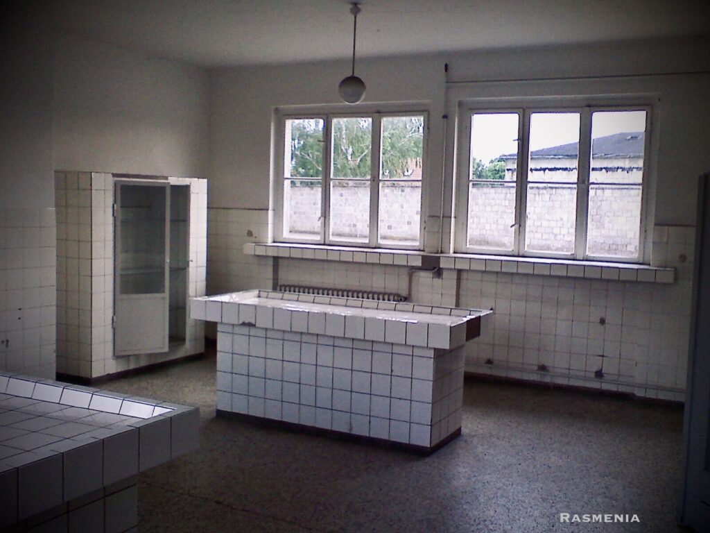 image of the so-called "hospital" at Sachsenhausen concentration camp in Berlin